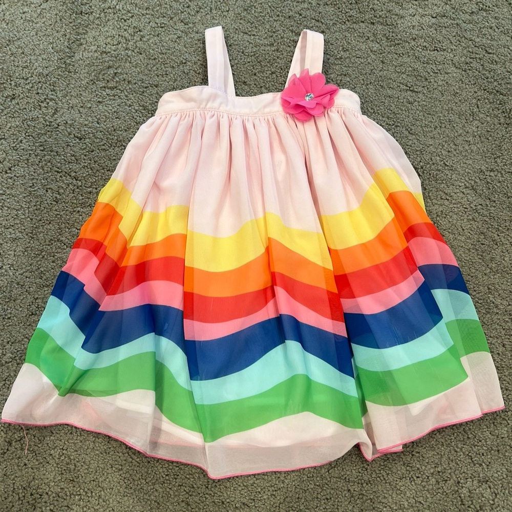 Flowy Rainbow Summer Dress